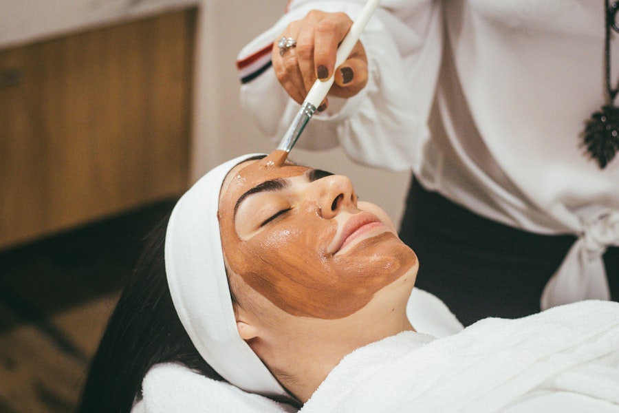 Clinician performing a facial treatment at Yume Aesthetics Sydney